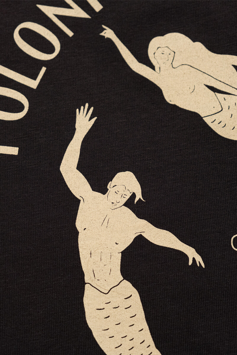 MERMAID CLUB TEE Piombo