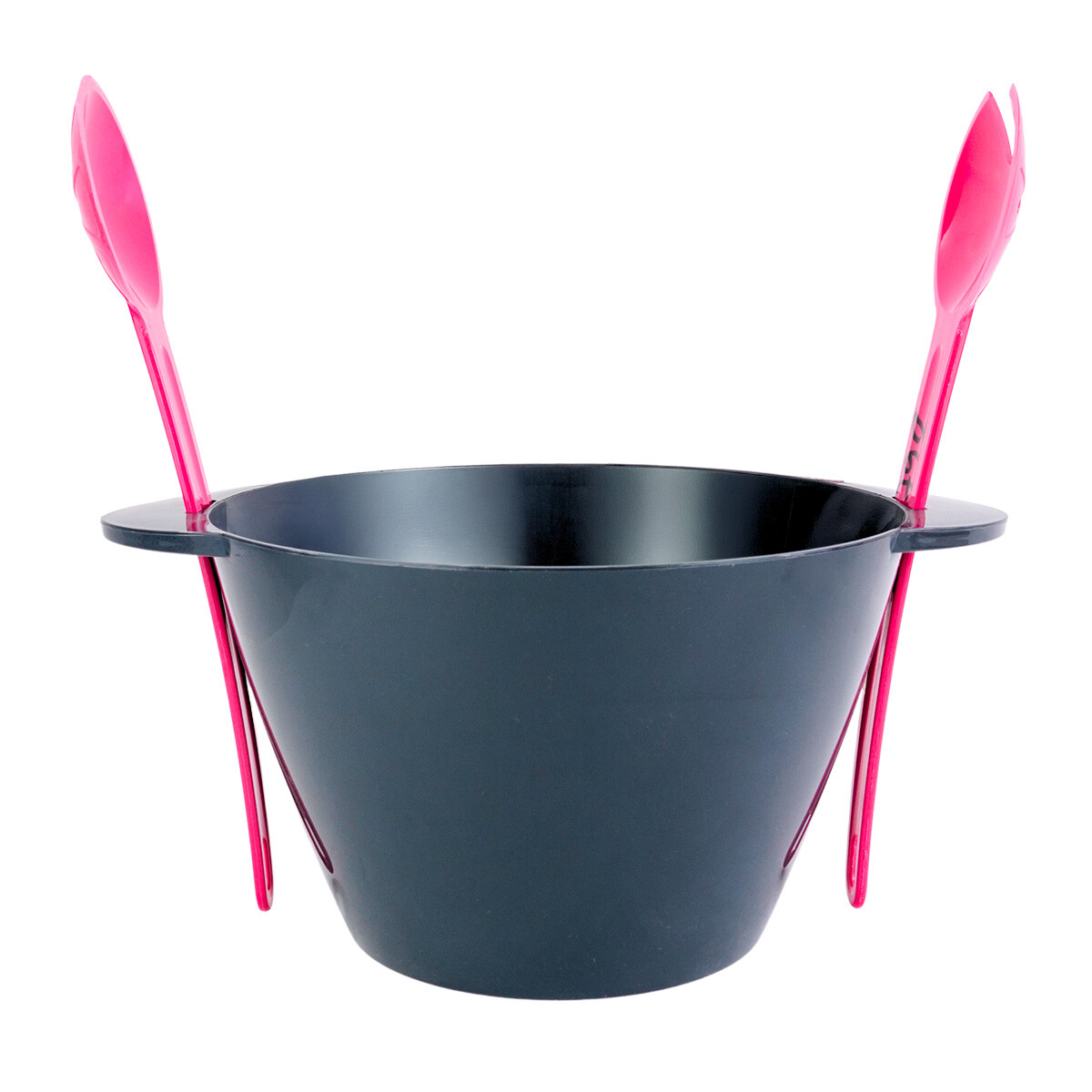 Bowl para ensalada Herevin 4.3L con cuchara y tenedor 