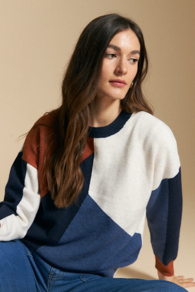 SWEATER TAURE Azul Marino