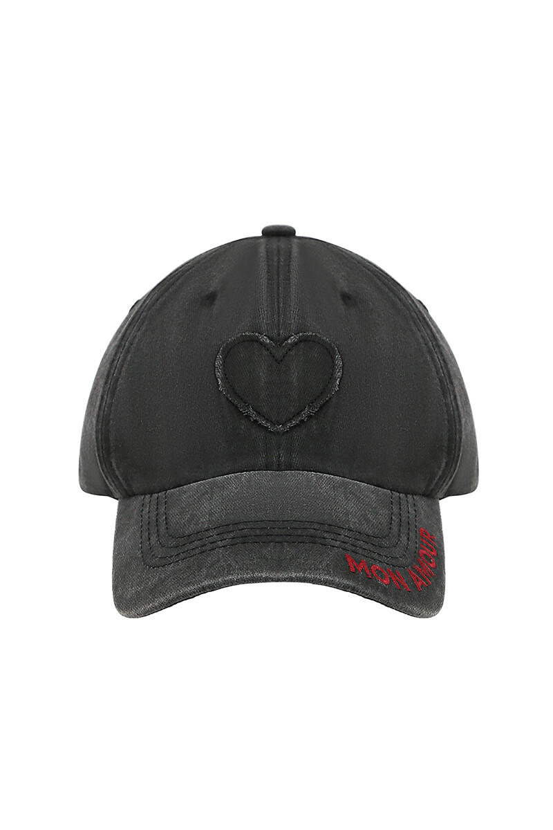 Gorra Oreiro con corazon negro