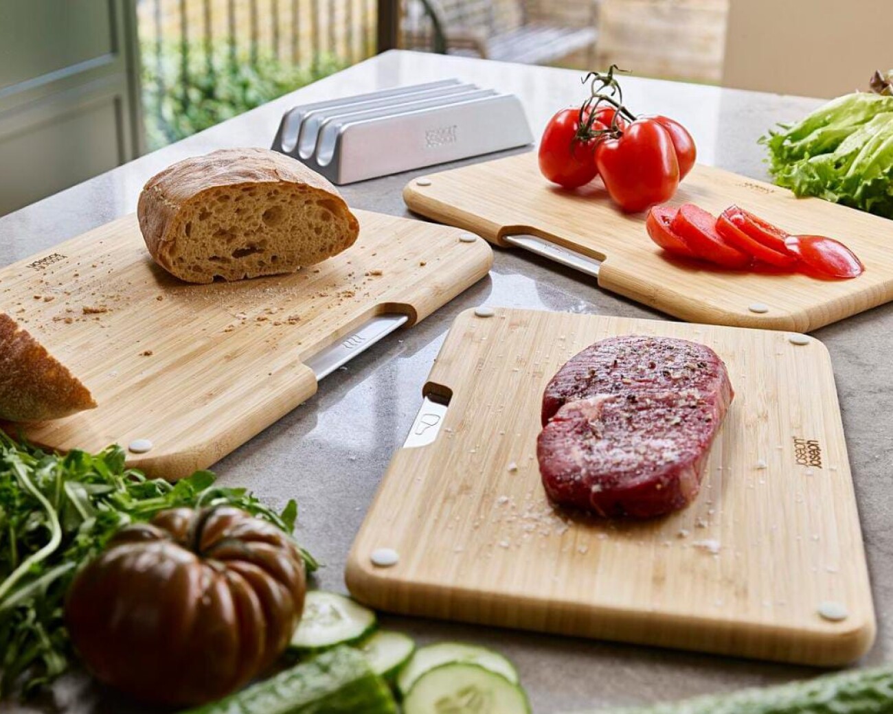 Set de 3 Tablas de Cortar Bambú Joseph Joseph Nest Boards Set de 3 Tablas de Cortar Bambú Joseph Joseph Nest Boards