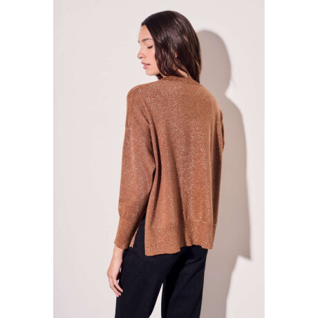 Sweater Lurex Camel