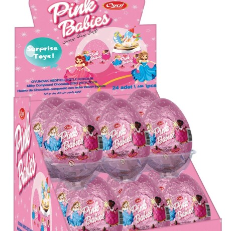HUEVO CHOCOLATE C/SORPRESA PINK BARBIES HUEVO CHOCOLATE C/SORPRESA PINK BARBIES