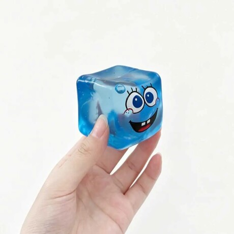 Squishy Needoh Bob Esponja Nice Cube Azul