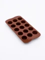 MOLDE PARA CHOCOLATES DE SILICONA MARRON