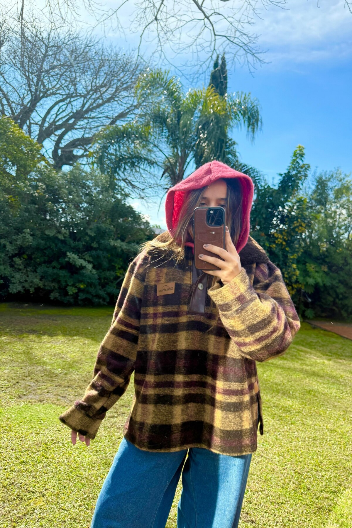 Buzo Crazy Bear Chocolate / Fucsia