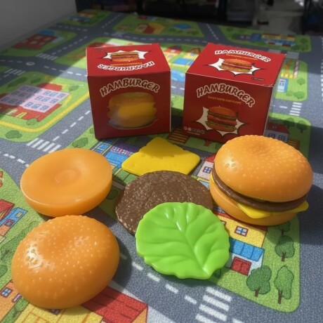 Juguete Squishy Hamburguesa Pequeña para Niños 001