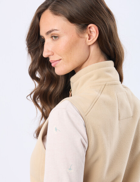 CHALECO POLAR Beige