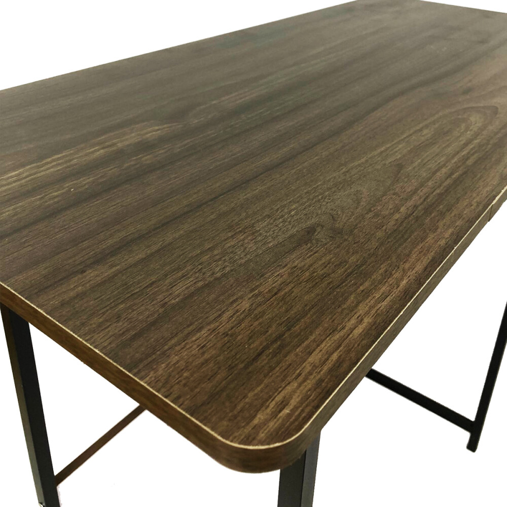 Escritorio mdf y metal 1,20m Marrón