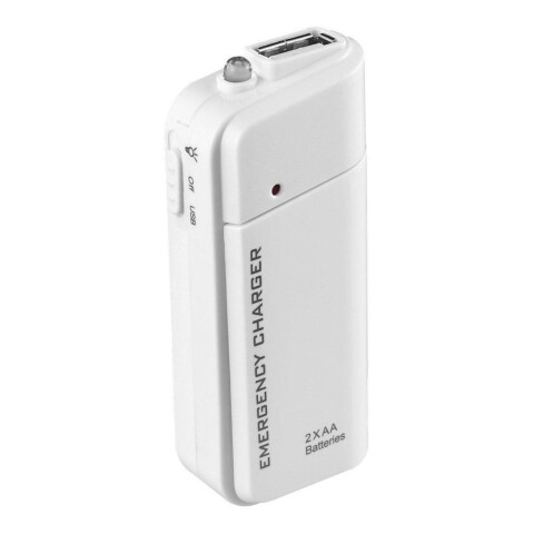 Cargador Power Bank Pilas Bateria Portatil Emergencia Variante Color Blanco