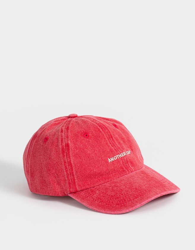 Caps Gorra Denim Bordada Rojo - Rojo Medio