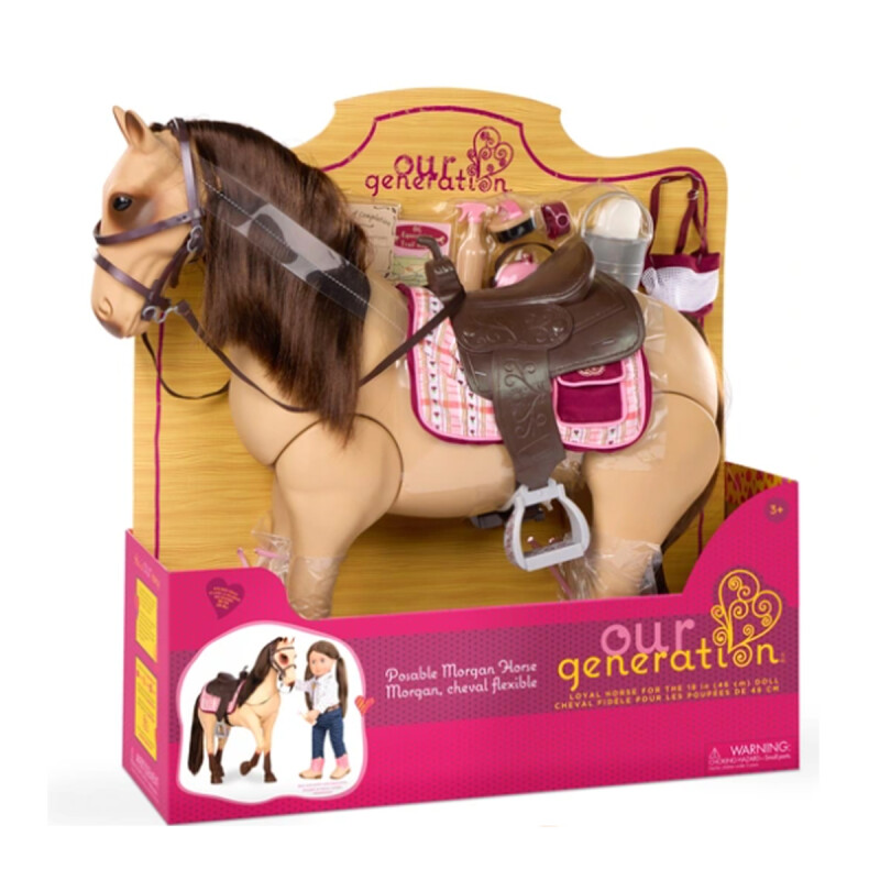 Caballo Morgan articulado con accesorios 51 cm Our Generation Caballo Morgan articulado con accesorios 51 cm Our Generation