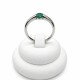 Anillo estilo cartier con raíz de esmeralda Anillo estilo cartier con raíz de esmeralda