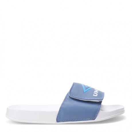 Chanclas de Hombre Umbro Retro Blanco - Azul - Celeste