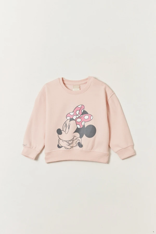 Buzo deportivo Estampa Minnie Rosa