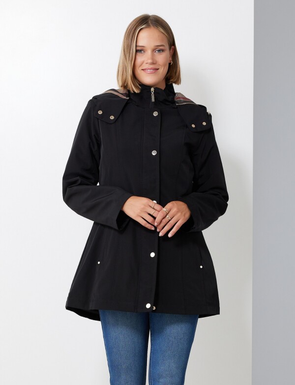 Gabardina Impermeable NEGRO