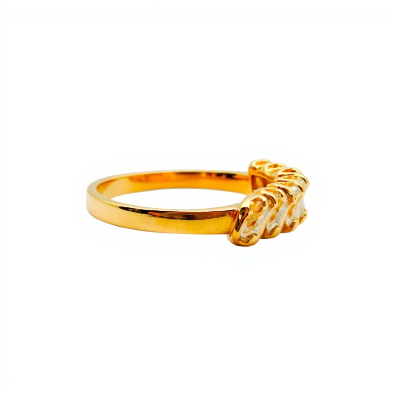 Anillo-Oro bajo-Piedra Zirconia-AN8036 conpiedra