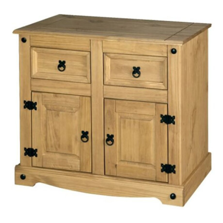 Mueble Estilo Mexicano 2 Puertas 2 Cajones Color CERA NATURAL Mueble Estilo Mexicano 2 Puertas 2 Cajones Color CERA NATURAL