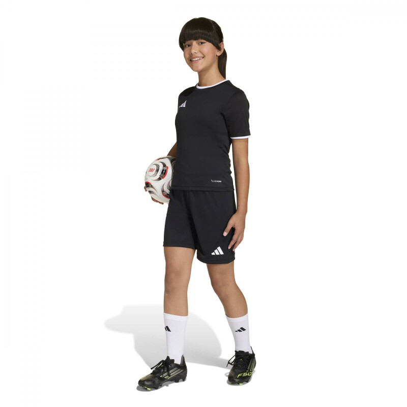 Shorts Adidas ENT26 SHO Niños JZ6531 Negro-blanco