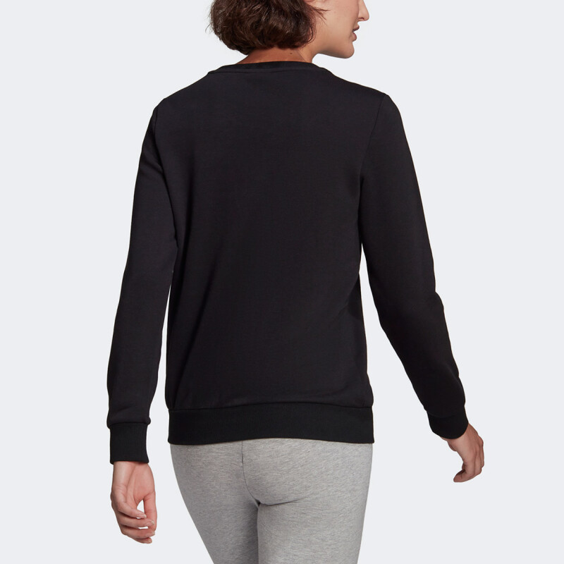 Buzo Mujer Adidas Lin FT Negro-Blanco