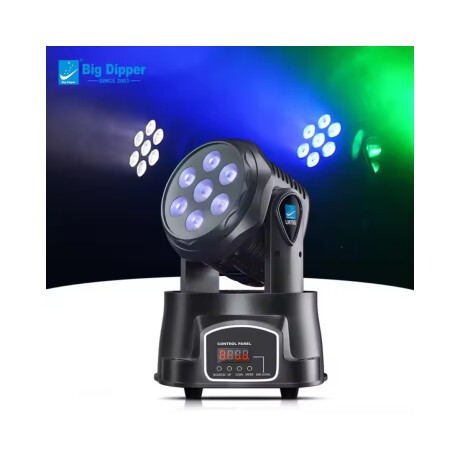 Cabeza Movil Big Dipper Lm70 Wash 7 X 8w Rgbw Cabeza Movil Big Dipper Lm70 Wash 7 X 8w Rgbw