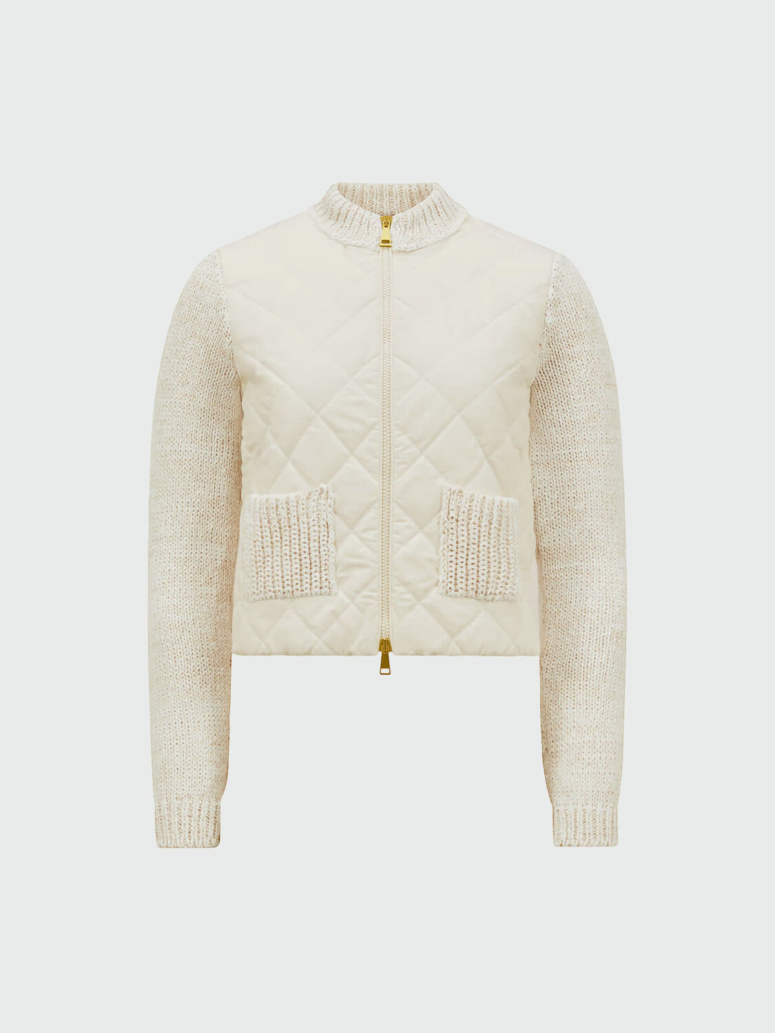 Sudadera de Algodón Tricot Blanco