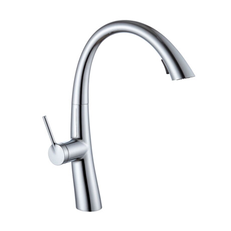 Griferia Monocomando De Cocina De Mesada Cromada 35Mm Con Extensible CROMO