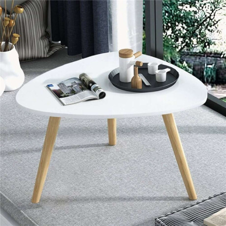 Mesa Centrica Triang Bamboo C/Blanco 99X70X46Cm