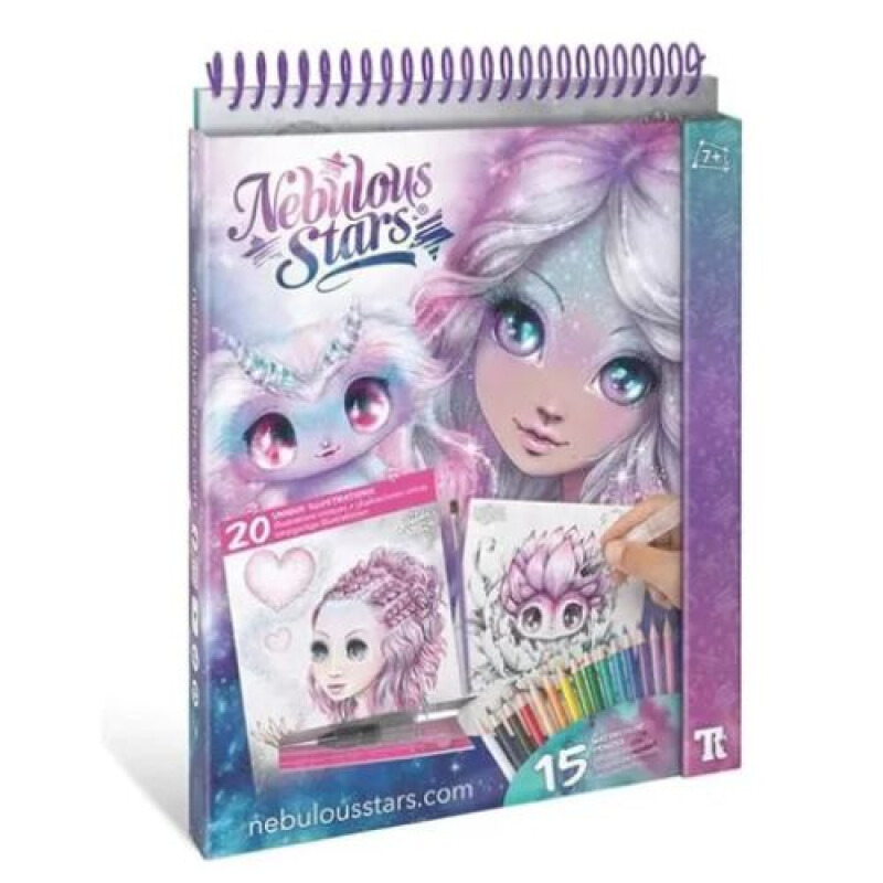 SET DE 15 LAPICES ACUARELABLES/20 ILUSTRACIONES/NEBULOUS Set De 15 Lapices Acuarelables/20 Ilustraciones/nebulous