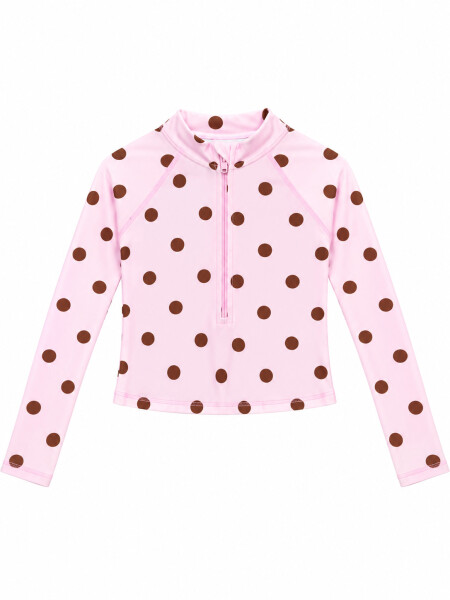 MALLA ENTERA POLKA ROSADO