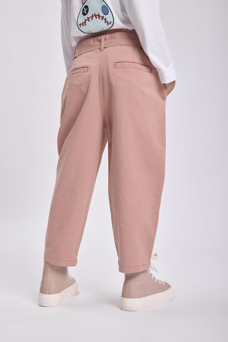 Pantalón slouchy lazo Tostado