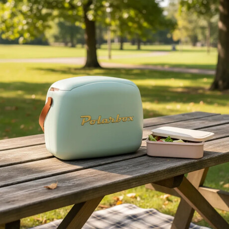 Conservadora Lunchera Térmica Pop 6L Polarbox c/2 Tuppers Matcha Gold