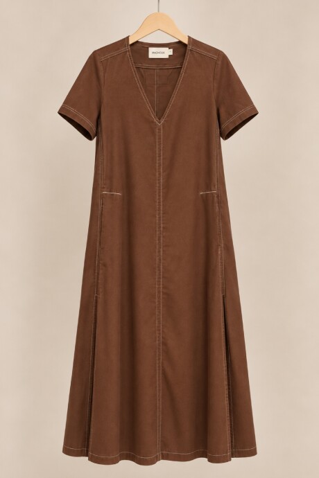 Vestido Polonio Chocolate