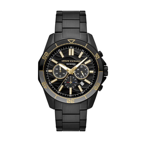 Reloj Armani Exchange Fashion Acero Inoxidable Negro 0