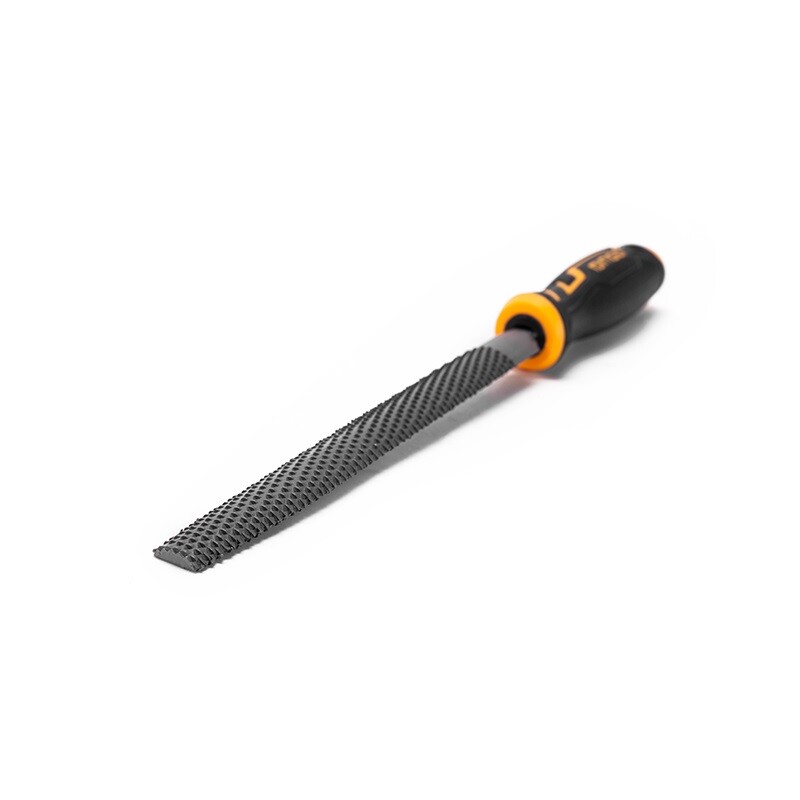 DINGQI ESCOFINA MEDIA CAÑA MANGO TPR+PVC 8 PULGADAS - 200MM Dingqi Escofina Media Caña Mango Tpr+pvc 8 Pulgadas - 200mm