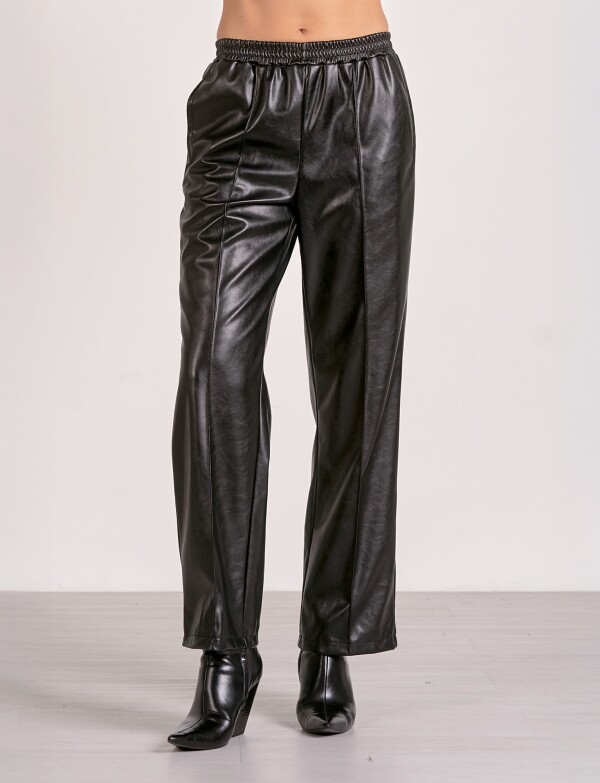 Pantalon Eco Cuero NEGRO