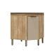 Modulo Inferior Esquinero C/tapa Para Cocina Una Puertas