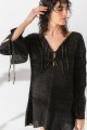 VESTIDO TIRA KNIT Negro