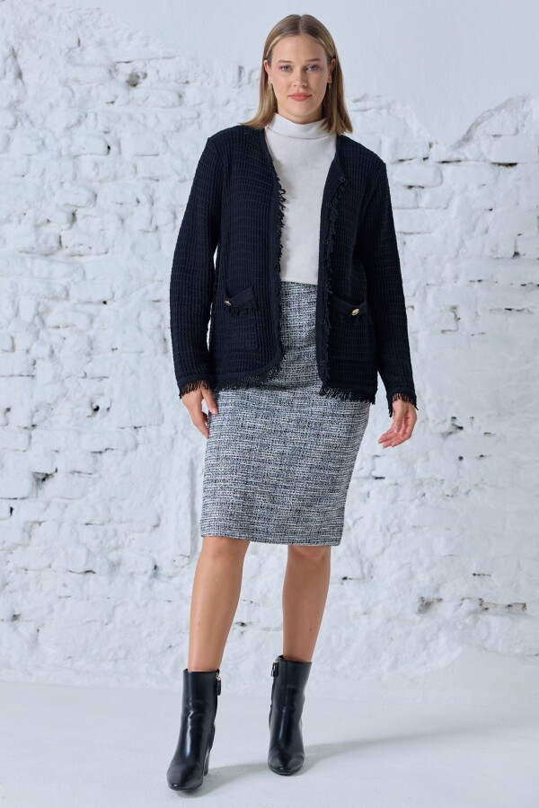 Chaqueta Tejida NEGRO