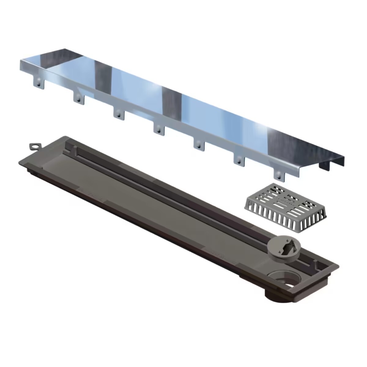 Novii Receptaculo Pvc S/sifon Tapa Ac Pulido50cm Perforada 