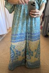 Vestido Manu de seda Tonos cielo