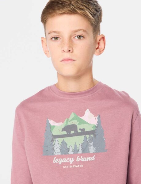 REMERA ESTAMPADA Rosa