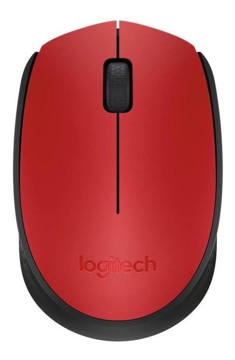 Mouse Inalámbrico Logitech M170 Rojo Y Negro - 3030 