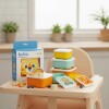 Set x3 tupper animales BUBA leon bubazoo