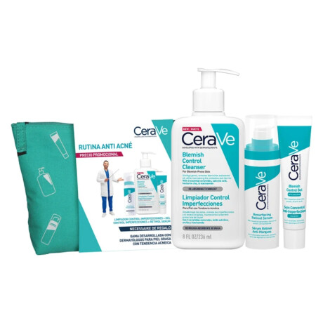 Pack Rutina Antiacné 3 Pasos Cerave Limpiador 236ml. + Gel 40ml. + Sérum 30ml. Pack Rutina Antiacné 3 Pasos Cerave Limpiador 236ml. + Gel 40ml. + Sérum 30ml.