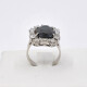 Anillo Antiguo Oro 18K, Brillantes Y Zafiro Anillo Antiguo Oro 18K, Brillantes Y Zafiro
