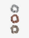 Skunzies Estampados Set De Mix Mini Scrunchies - Combinacion Tricolor
