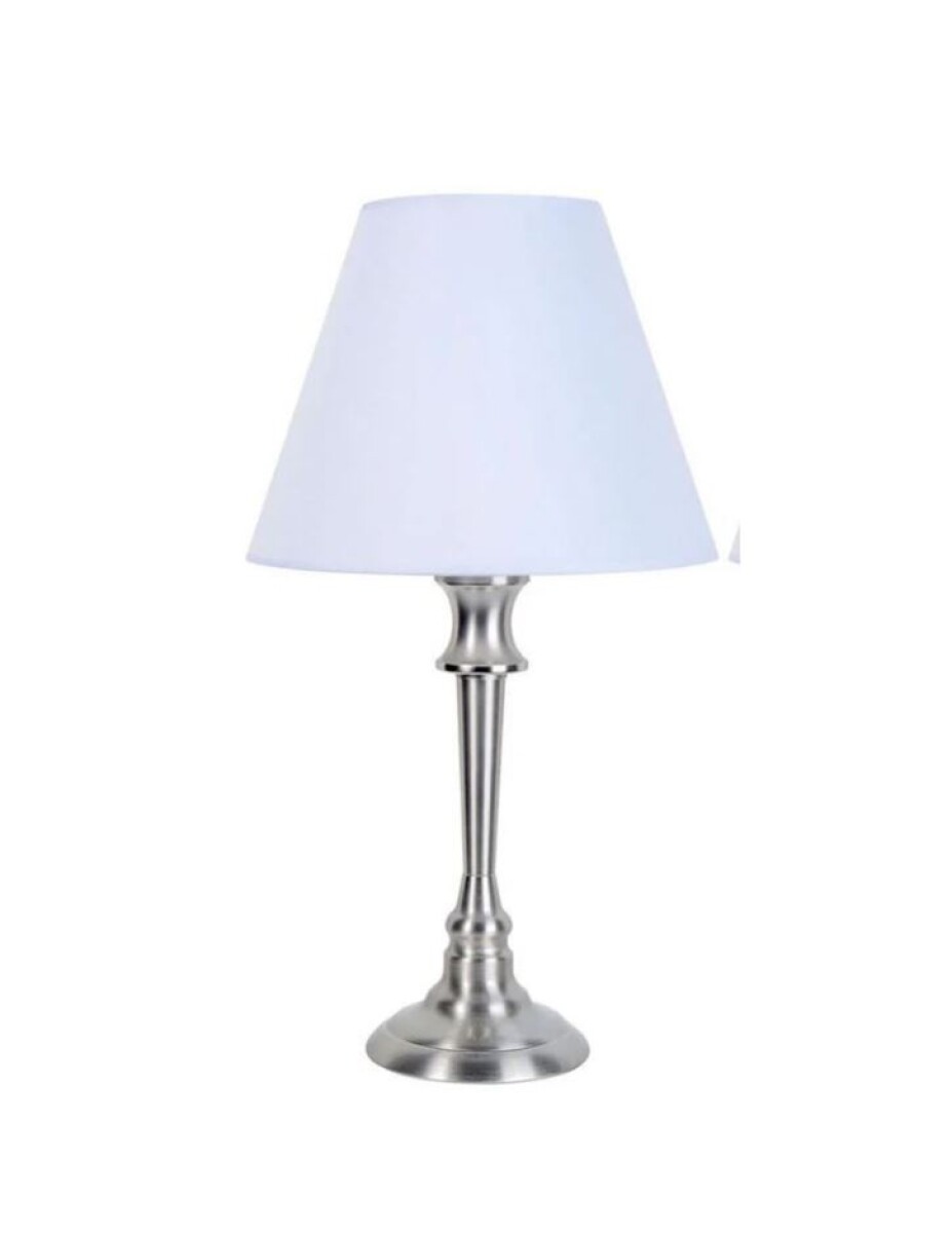 Lámpara De mesa Lillie 1 luz De Metal y Tela 