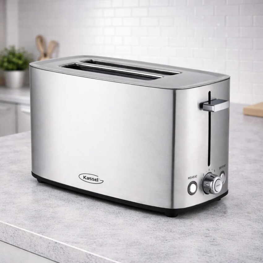 Tostadora Kassel 2 panes KS-TSINOX1 inox. Tostadora Kassel 2 panes KS-TSINOX1 inox.