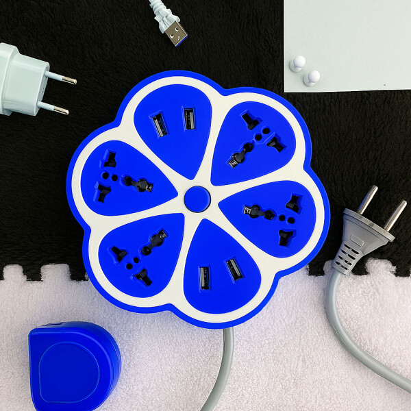 Alargue Flor Con Usb Zapatilla Alargue Flor Con Usb Zapatilla